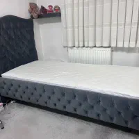 پرده تخت تک نفره تخت یک نفره کنسول اینه صندلی تک