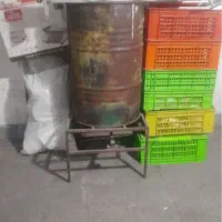 مشعل با مخزن بزرگ بخاری آهنی