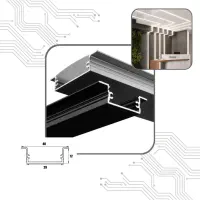 پروفیل لاین نوری/ لاینر/ روکار و توکار
