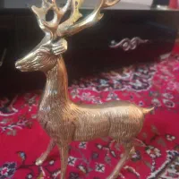 مجسمه گوزن برنجی