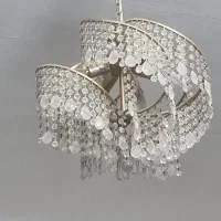 دو عدد لوستر کریستال اصلی