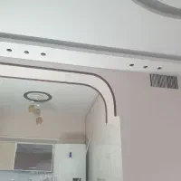 نقاشی ساختمان درب پنجره نرده و رنگ بتونه کناف