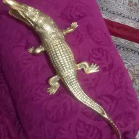 شیروتمساح برنز