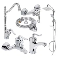 ست شیرالات قجری مجموعه ۶ عددی(حمام و اشپز و)