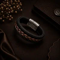 دستبند زلف یار ، دستبند چرمی