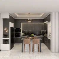 طراحی کابینت کمد تی وی وال سقف انیمیشن