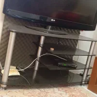 میز تلویزیون شیشه ای سالم