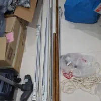 چوب پرده ریلی اتومات و ساده و چوبی