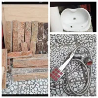 روشوی  باشیر ودوش و سنگ آنتیک نما