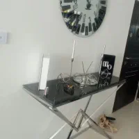 کنسول استیل با صفحه سنگ
