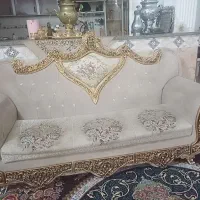 سرویس مبل ۷نفره وآینه دراور