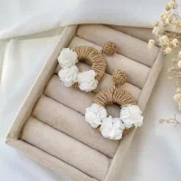 انواع گوشواره حصیری تخفیف ویژه