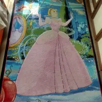 فرش کارتونی دخترانه