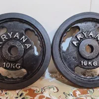 ۵۸ کیلو وزنه(سنگ) هالتر خانگی کلی و جزئی