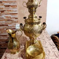 سماور ذغالی برنز