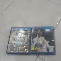سیدی ( دیسک) جی تی۵ و فیفا ۱۸ برای Playstation4