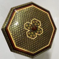 ظرف شکلات خوری خاتم کاری چوبی