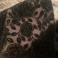 ۳ قواره چادر مشکی دانه ای۱۵۰۰