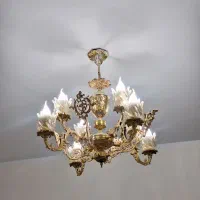 ۳ عدد لوستر برنز