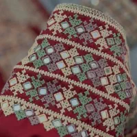 آیینه مربع میدوزم
