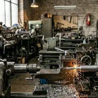 کارگر ساده، کارگر فنی، وسط کار