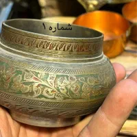 اجناس قدیمی و اتیقه کاسه چهل کلید لیوان ظرف