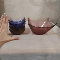 کاسه و شش عدد پیاله ترک