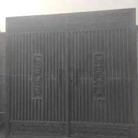 درب حیاط سنگین