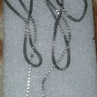 زنجیر نقره ونیز ایتالیایی