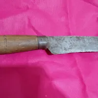 چاقو قدیمی اواخر قاجار حک رو تیغه 30سانت
