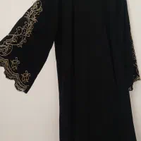 عبای مانتویی مشکی شیک و خوش دوخت