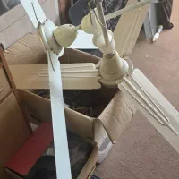 فروش دو عدد پنکه سقفی خارجی  بدون درجه