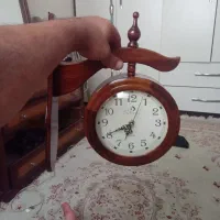 ساعت دیواری آویز دوتایی تا شو دارای قلاب گیره