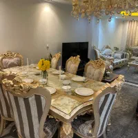 مبلمان استیل سلطنتی گلرویا منبت کاری شده ودست ساز