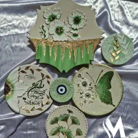 دیوارکوب سفالی