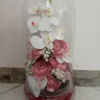 باکس گل شیشه ای
