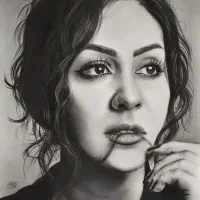 سفارش چهره،سفارش نقاشی،سیاه قلم،تولد،روزدختر