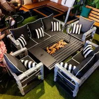 میز و صندلی باغی/صندلی تک/مبلمان دسته دار