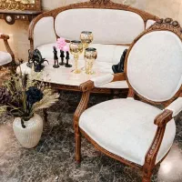 مبلمان و ناهارخوری یونانی (چوب راش آماده تحویل )