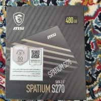 SSD MSI SPATIUM S270 480GB|قطعات و لوازم جانبی رایانه|رفسنجان, |دیوار