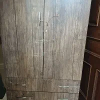 کمد لباس جا دار سه کشوعه