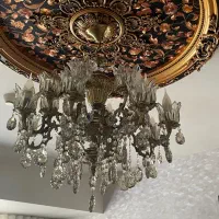 لوستر برنج ۸ شاخه و ۱۶ شعله