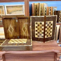 تولید تخته نرد منبت کاری و معرق کاری چوب