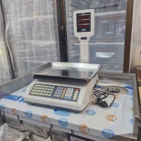 ترازو مدل B یخچال میز استیل مخصوص مرغ