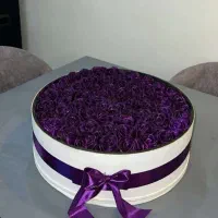 دسته گل روبانی
