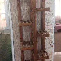 استند گل چوبی
