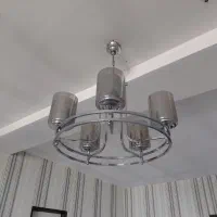 لوستر ۵ شعله سیلور