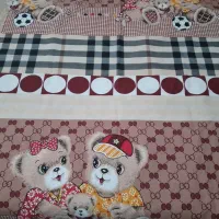 پرده اتاق کودک طرح تدی نو