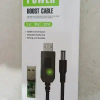 کابل مبدل ۵usb ولت به ۱۲ ولت