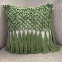 کاور کوسن مکرومه بافی